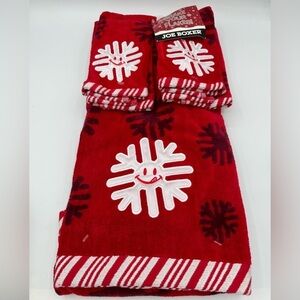 Vintage Joe Boxer Shake Your Flakes Holiday Towel Set NWT